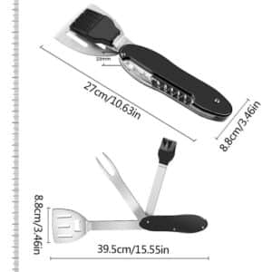 Accessoire barbecue multifonction 5 en 1