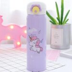 Superbe Thermos Licorne couleur bleu, rose, mauve ou gris