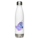 Bouteille isotherme sous vide, double paroi inox, 500 ml – Thème licorne