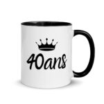 Tasse anniversaire 40 ans homme / femme – Idée cadeau