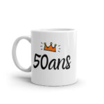 Mug 50 ans à offrir – Cadeau d’anniversaire